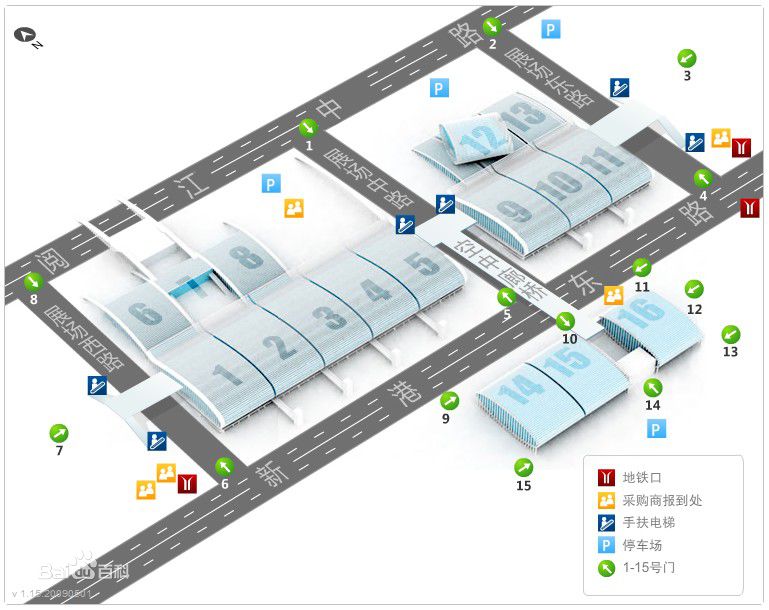 广交会展厅布局图