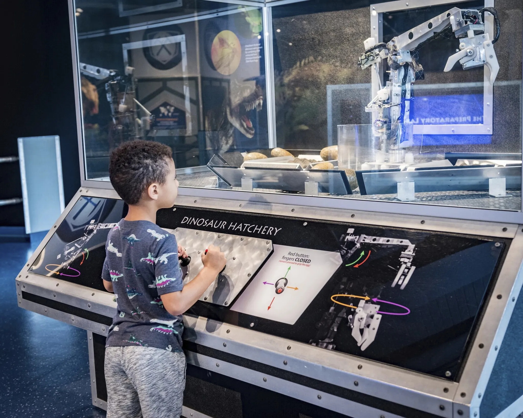 博物馆展品恐龙模型